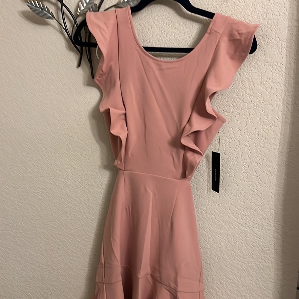 Lulus Positively Beaming Backless Ruffled Mini Dress - Picture 2 of 7